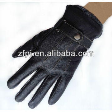 2013 newly a grade fancy leather gloves custom design